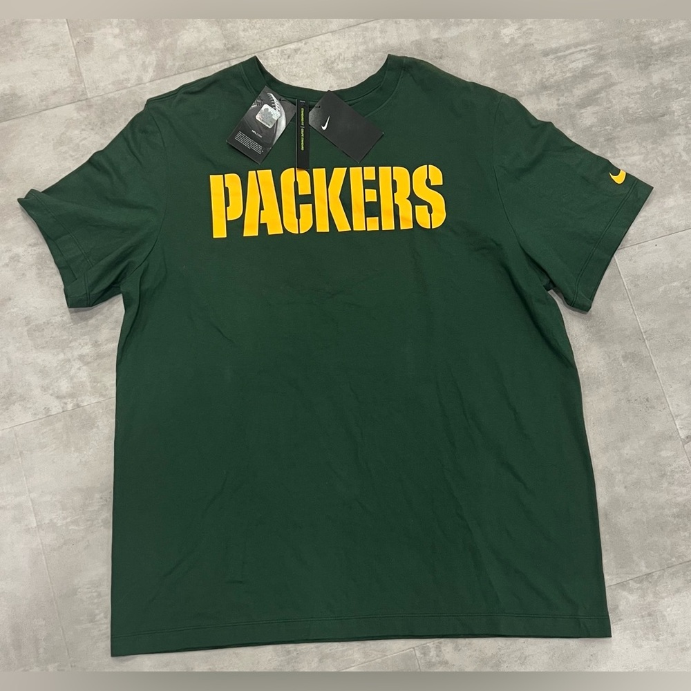 Nike NFL Green Bay Packers Green Tee XL